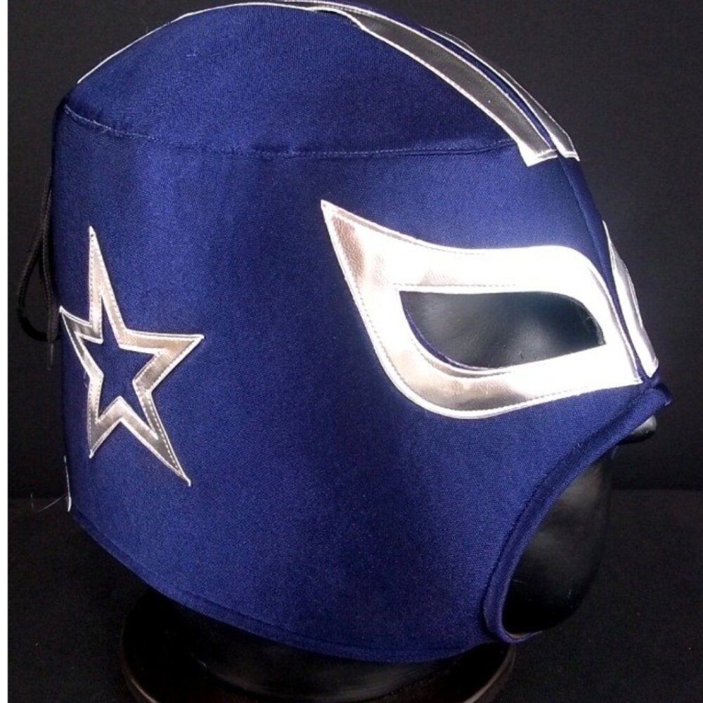 DALLAS COWBOYS Foamy NFL Mask Mexican Wrestling Mask Lucha Libre Luchador - Picture 3 of 7
